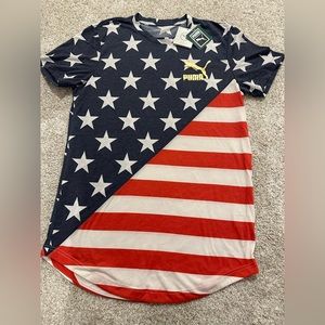 Men’s Puma USA Shirt Sz L